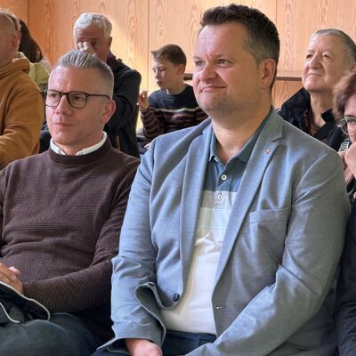 Bild vergr&ouml;&szlig;ern: Landtagsabgeordneter Christian Berger & B�rgermeister Sven Engelmann