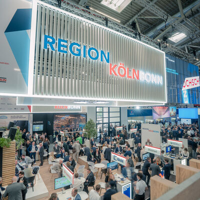 Bild vergr&ouml;&szlig;ern: Gemeinschaftsstand Region K�ln Bonn
